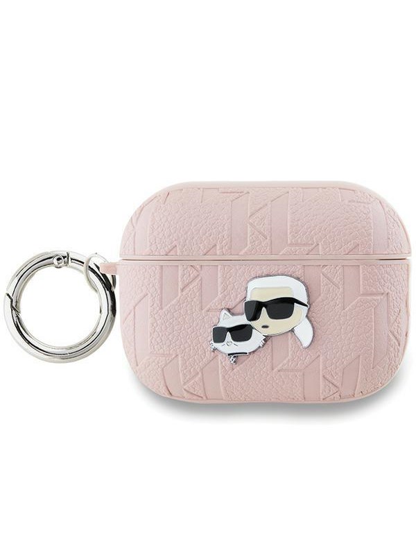 Karl Lagerfeld Monogram Karl & Choupette Head case for AirPods Pro 2 - pink