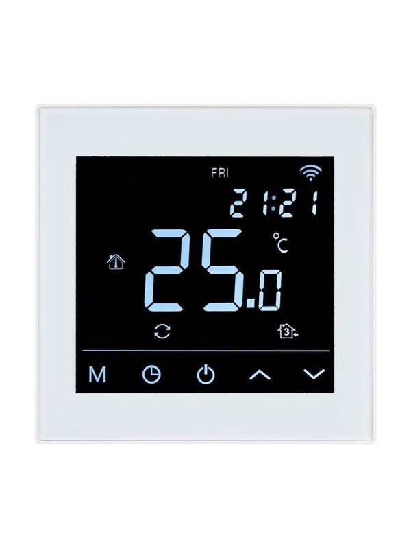 HEATCOM HC91 thermostaat met Wi-Fi, vloer- en ruimtesensor