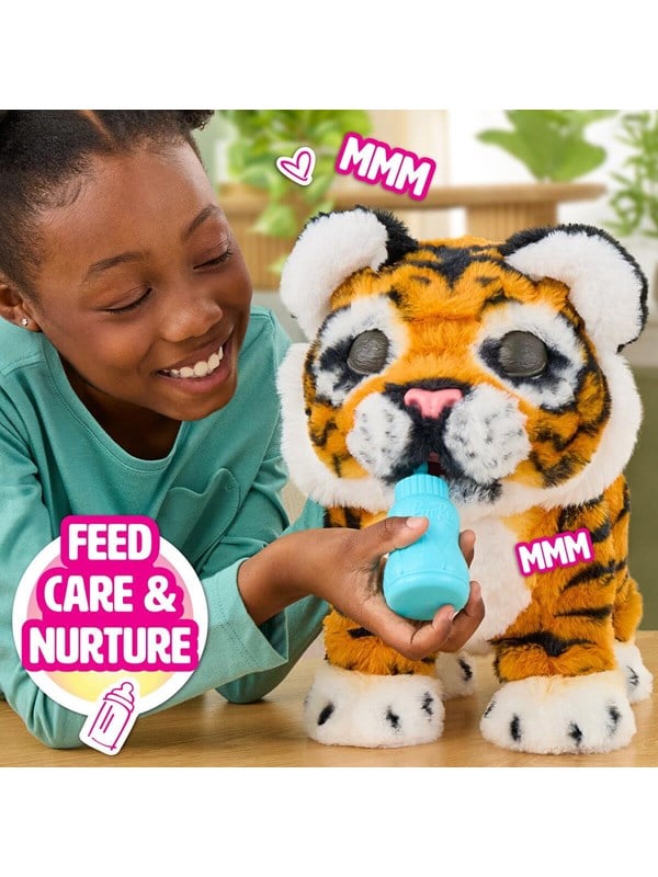FurReal Gabby de Tijger - Interactieve pluchen knuffel die écht groeit en gromt