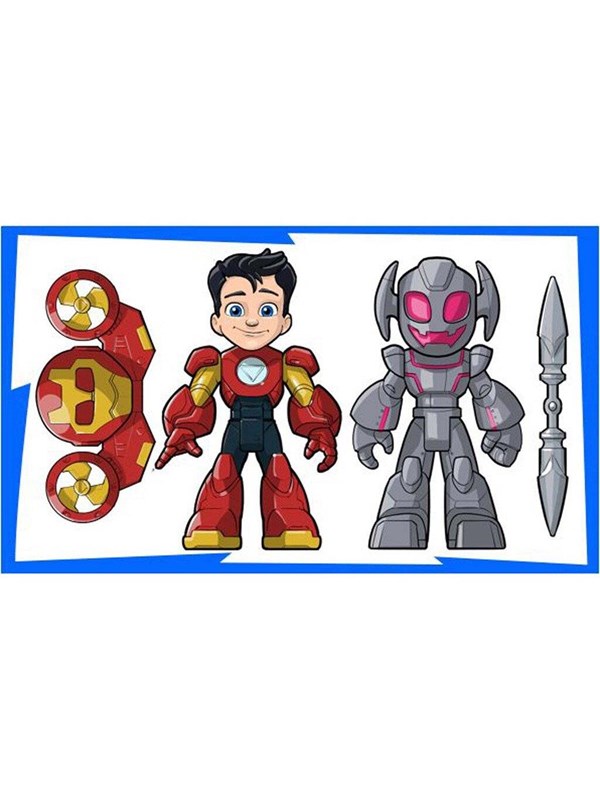 Marvel Iron Man and His Awesome Friends Iron Antics Pack - Actiefiguren