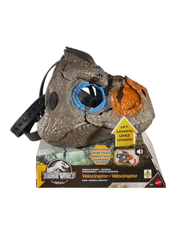 JURASSIC WORLD Velociraptor Masker met Snauwende Geluiden