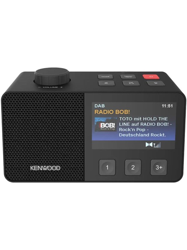 Kenwood CR-M70DAB Seniorenradio met groot 4,3-inch kleurendisplay en eenvoudige bediening - Zwart