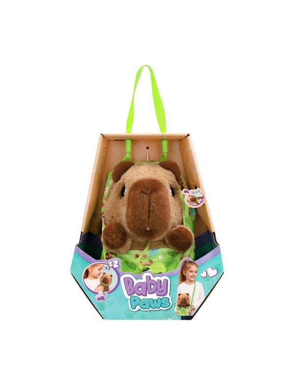 Baby Paws Capibara - Interactieve pluchen knuffel