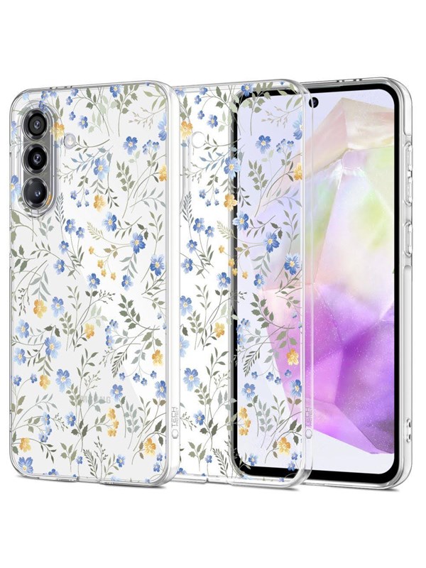 Tech-Protect FlexAir Case for Samsung Galaxy A37 5G - Multicolored Flowers