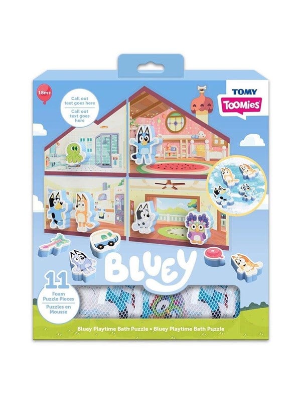 Toomies Blueys House Bath Stickers