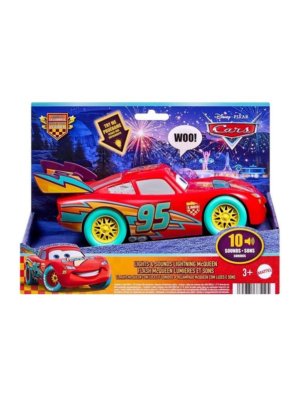 Disney en Pixar Cars race om Bliksem McQueen te vieren - Met licht en geluid
