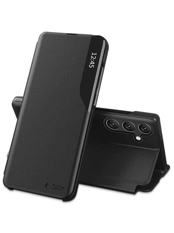 Tech-Protect Smart View Case for Samsung Galaxy A37 5G - Black