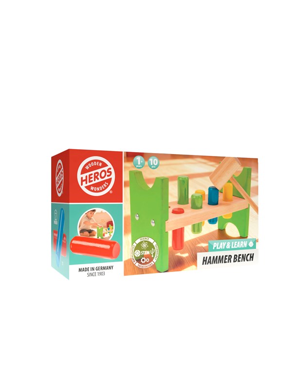 Heros FSC® Play & Learn - Play and Learn hamerbank (10 onderdelen)