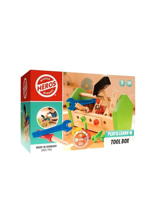 Heros FSC® Play & Learn - Play and Learn gereedschapskist (30 onderdelen)