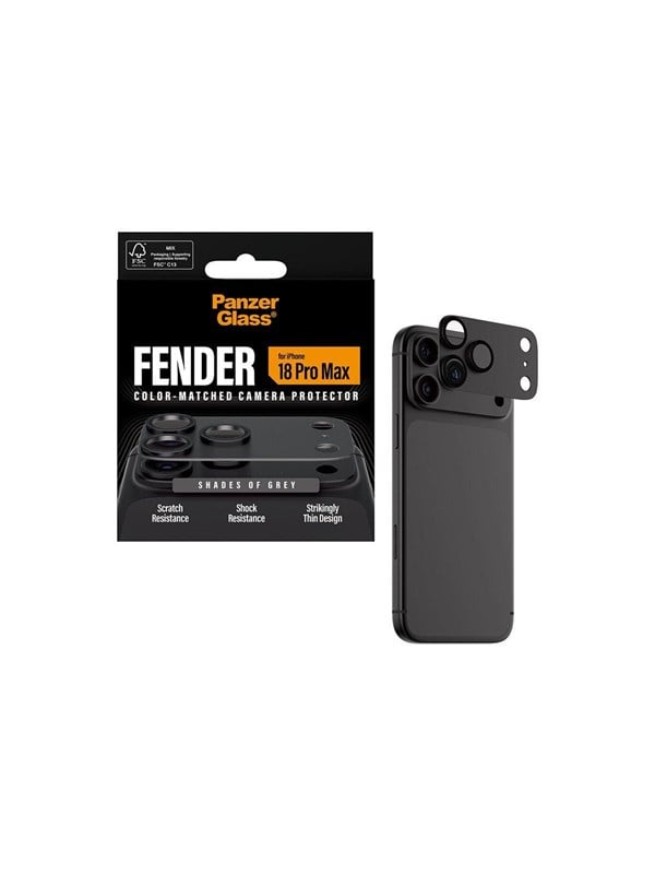 PanzerGlass Fender Camera Protector Shades of Grey Apple iPhone 18 Pro Max
