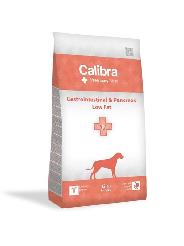 Calibra GastroIntestinal & Pancreas Low Fat - Dieet Hondenvoer - Laag Vetgehalte - Ondersteunt Spijsvertering - Voor Gevoelige Honden