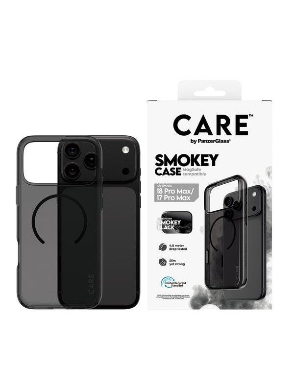 CARE by PanzerGlass Smokey Case w. Black MagSafe Apple iPhone 18 Pro Max | 17 Pro Max