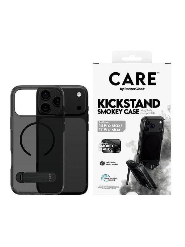 CARE Feature Case Smokey - Zwart Urban Exp. w. Kickstand and - Zwart Magsafe Apple iPhone 18 Pro Max