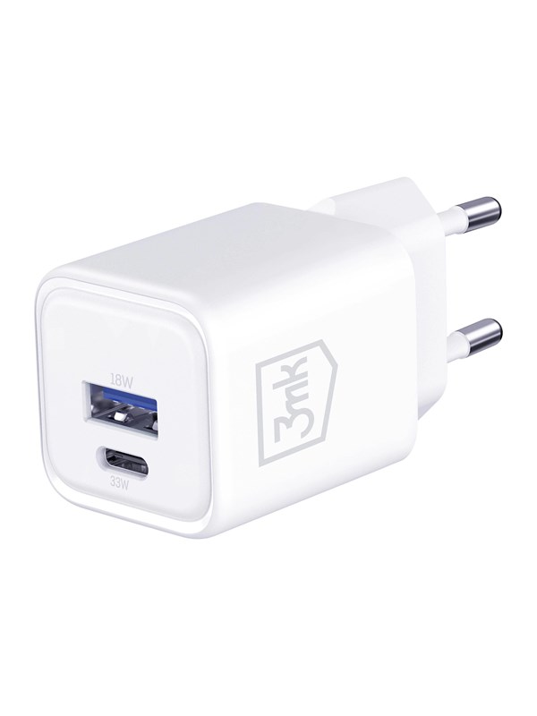 3mk Hyper power adapter - GaN - USB USB-C - 33 watt