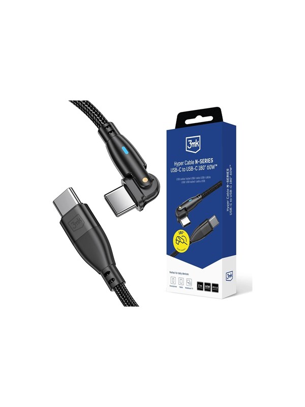 3mk Hyper Cable N-SERIES - USB-C cable - USB-C to USB-C - 2 m
