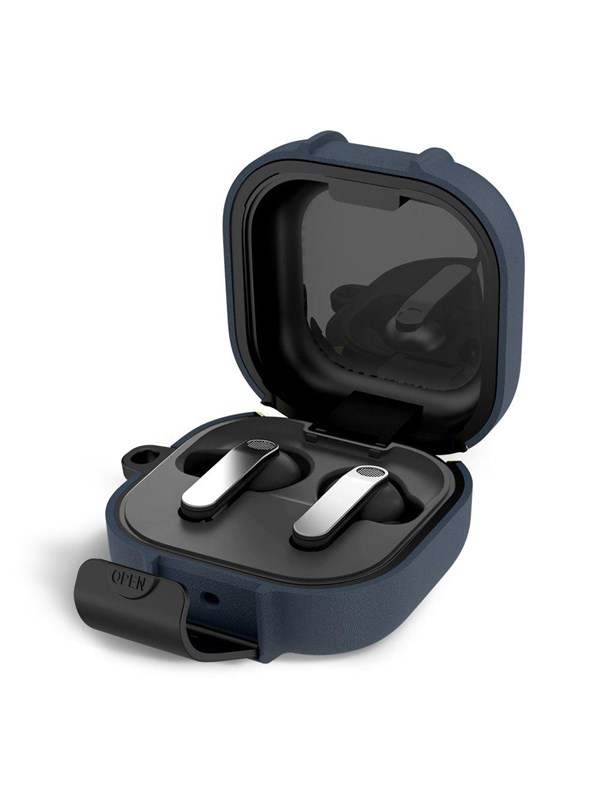 Tech-Protect Slim Hook Case for Samsung Galaxy Buds 4 / 4 Pro - Navy Blue