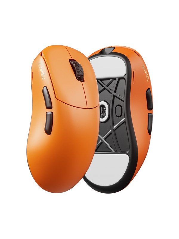 Lamzu Thorn V2 (Orange/Black) - Gaming muis - Optisch - 5 knoppen - Oranje