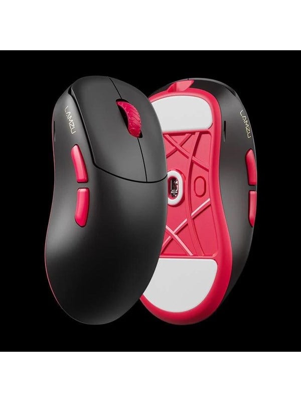 Lamzu Thorn V2 (Black/Red) - Gaming muis - Optisch - 5 knoppen - Zwart