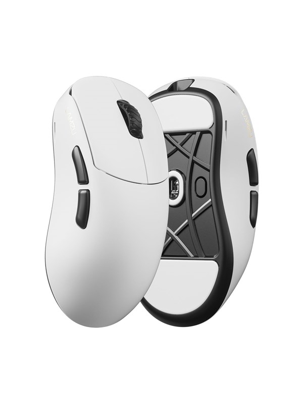 Lamzu Thorn V2 (White/Black) - Gaming muis - Optisch - 5 knoppen - Wit