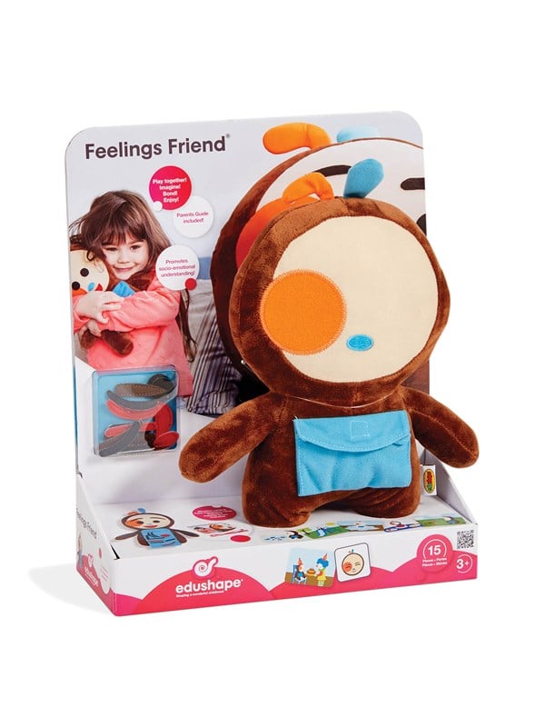 Edushape Bamse m/følelser emoji m/14 dele