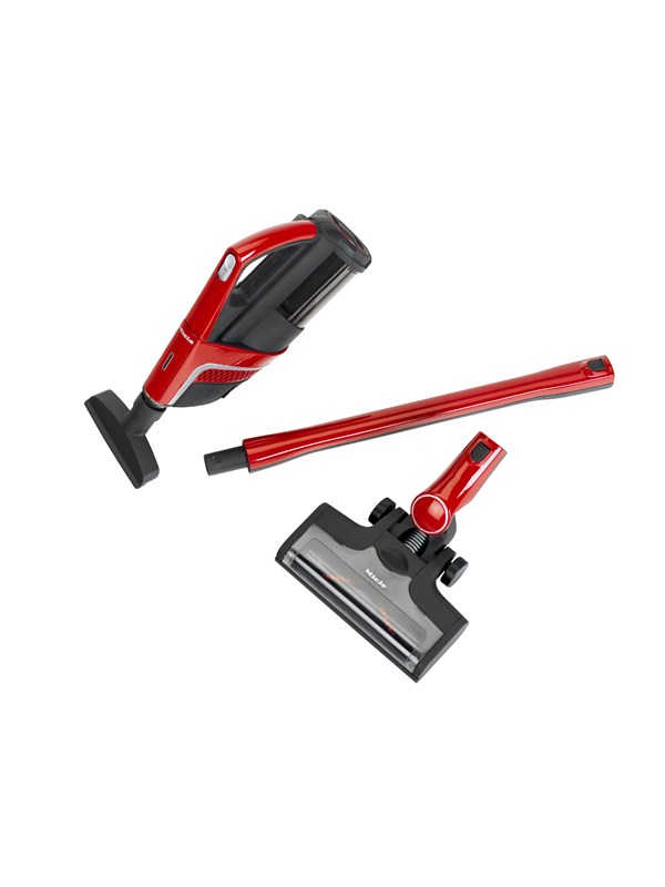 Klein Toys Miele Triflex stofzuiger - incl. roterende en verwijderbare vloer zuigmond - rood