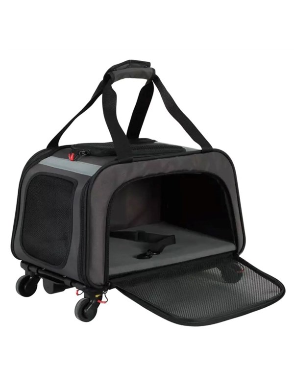 Zolux Nomad - wheeled pet carrier for dogs and cats - 47×32×27 cm