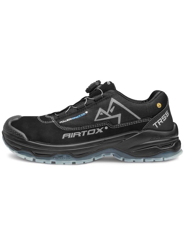 AIRTOX TR55 veiligheidsschoenen, Whitelayer spijkerbescherming, PRO smart lacing, zwart - Maat 40