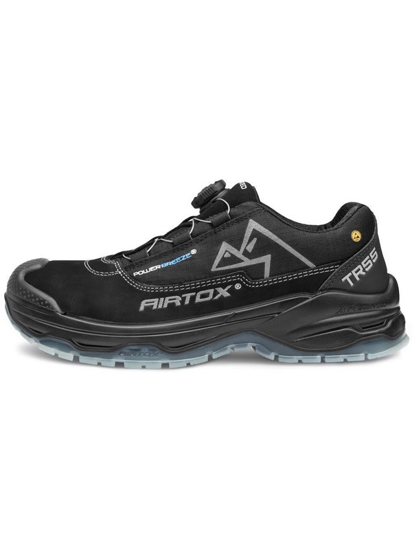 AIRTOX TR55 veiligheidsschoenen, Whitelayer spijkerbescherming, PRO smart lacing, zwart - Maat 43