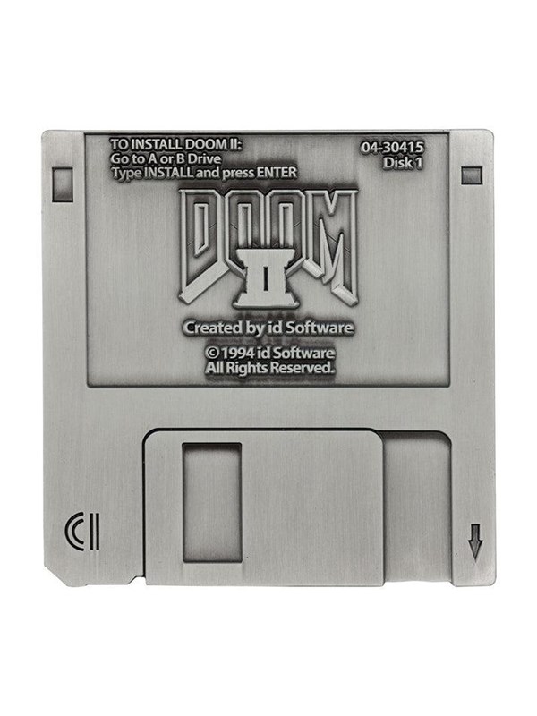 FaNaTtik - Doom II - Floppy Disk Replica (Antique Silver Edition)