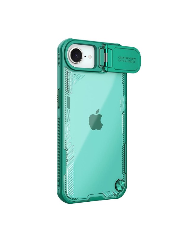 Nillkin Iceblade Prop Case with Lens Cover and Stand for iPhone 16e / 17e - Green