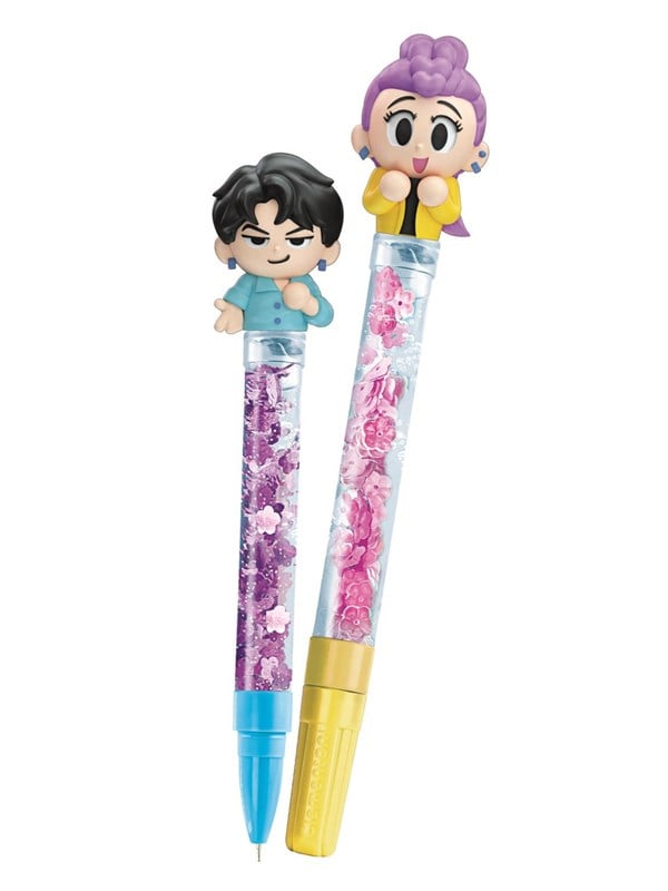Idea Art Mini Pen Factory K-pop Demon Hunters Mira en Zoey Clementoni 18478 - UNI