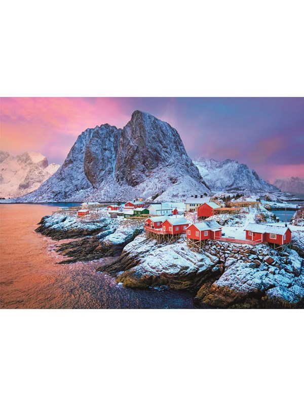 Clementoni Puslespil HQC Hamnøy Village 500 brikker 2D Puzzels