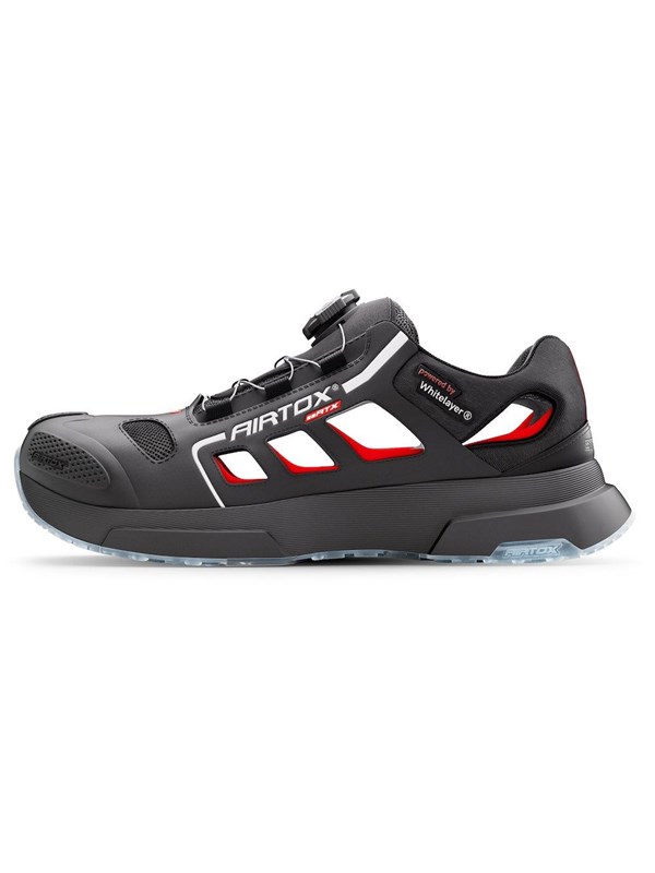 AIRTOX FS22 veiligheidssandaal ATX, zwart/rood - Maat 36
