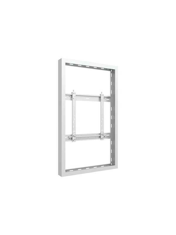 Multibrackets M Pro Series enclosure - medium - for digital signage panel - high brightness - white RAL 9005 - Max 25 kg - recommended for 50"