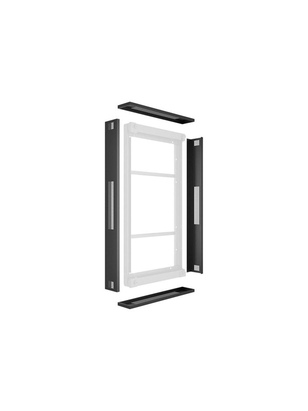 Multibrackets M mounting kit - for digital signage display - frame 100% anti-corrosion anti-theft - black - Max 63 kg - recommended for 49"