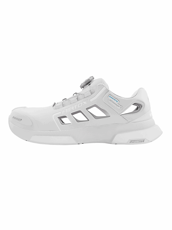 AIRTOX FW22 veiligheidssandaal, PRO smart lacing, Styrosoft zool 3.0, clean white - Maat 36
