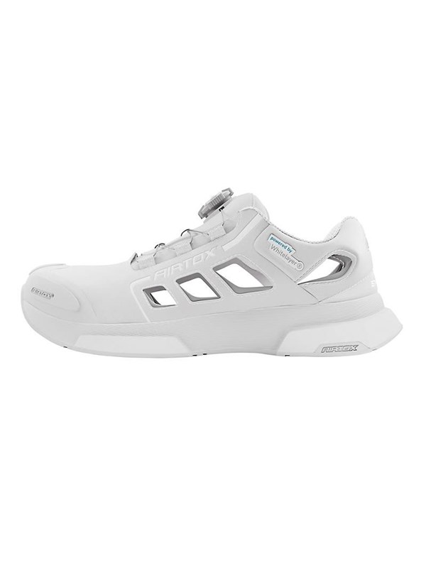 AIRTOX FW22 veiligheidssandaal, PRO smart lacing, Styrosoft zool 3.0, clean white - Maat 38
