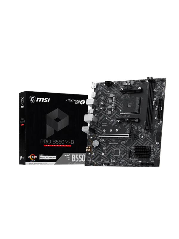 MSI B550M-B Moederbord - AMD B550 - AMD AM4 - DDR4 RAM - Micro-ATX