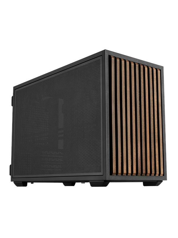 Lian Li Dan B4 Wood Black - Case - Minitower - Zwart