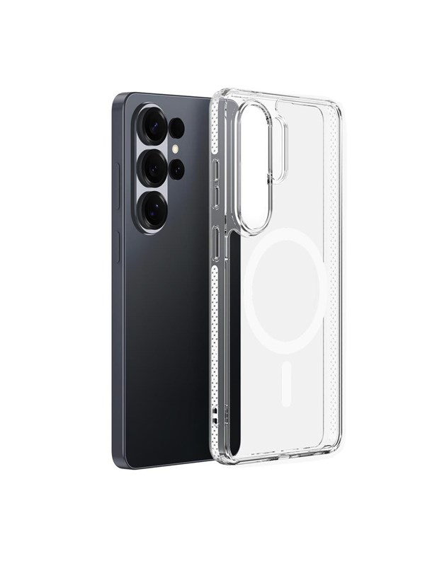 Dux Ducis Clin Hoesje Geschikt voor Samsung Galaxy S26 Ultra | Compatibel met MagSafe / Qi2 | Back Cover | Schokbestendig | Transparant