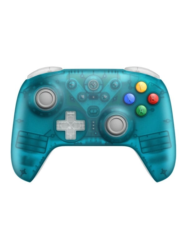 8BitDo Ultimate 2 Wireless 2.4G Clear Blue - Draadloos - Inclusief charging dock - 2.4GHz, USB - Geschikt voor Android, PC, SteamOS - Blauw