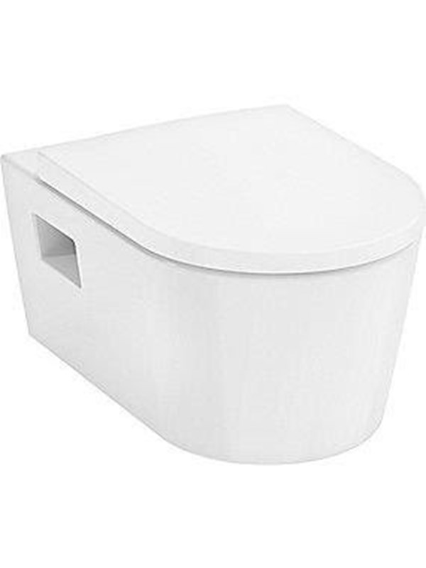 Hansgrohe EluPura Original S - Hangend toilet met SoftClose zitting, Rimless, AquaChannel Flush, wit 60288450