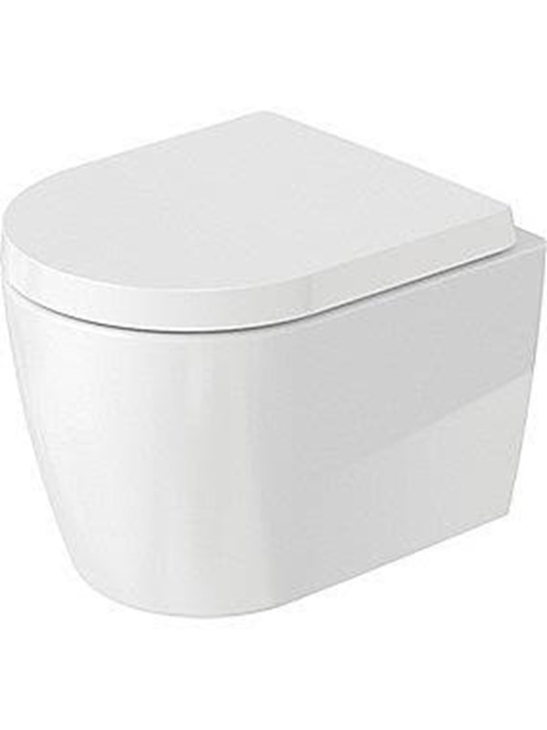 Duravit DU wand-wc-set ME by Starck 480mm, rimless Durafix, TS, wit, incl. wc-zitting m. softclose, DS, 453009AAA1