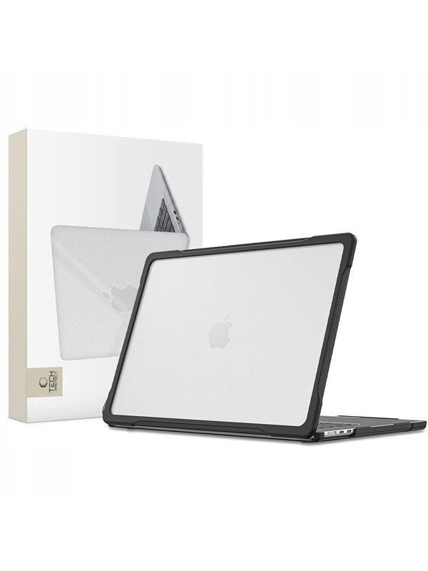Tech-Protect Velar Case for MacBook Air 13" 2023 / 2024 / 2025 / 2026 - Clear Black
