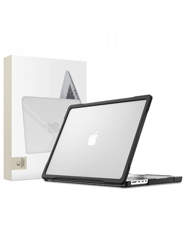 Tech-Protect Velar Case for MacBook Pro 14" 2021 / 2023 / 2025 / 2026 - Clear Black