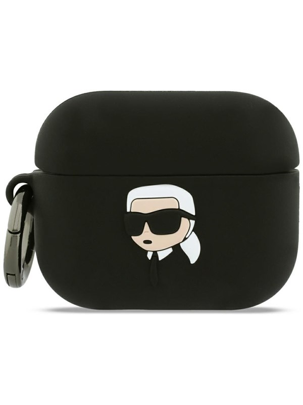 Karl Lagerfeld Silicone Karl Head 3D Case for AirPods Pro 3 - Black