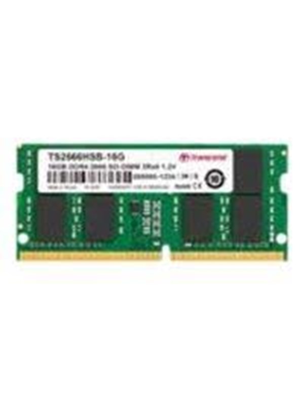 Transcend - DDR4 - 8 GB - SO DIMM 260-PIN - 2666 MHz / PC4-21300 - CL19 - 1.2 V - niet-gebufferd - niet-ECC