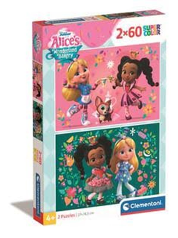 Clementoni Puzzle Disney Alice Bakery 2x60 pieces 2D Puzzels