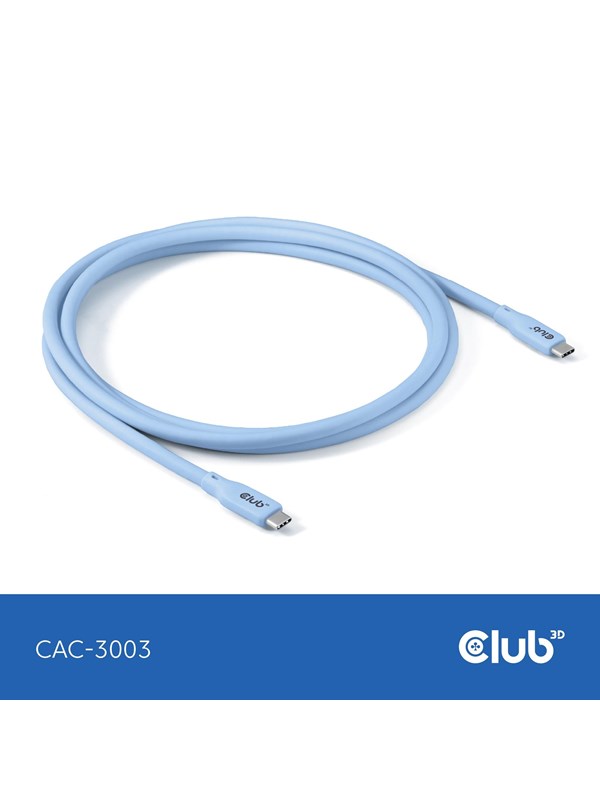 Club 3D - USB-C cable - 24 pin USB-C to 24 pin USB-C - 2 m