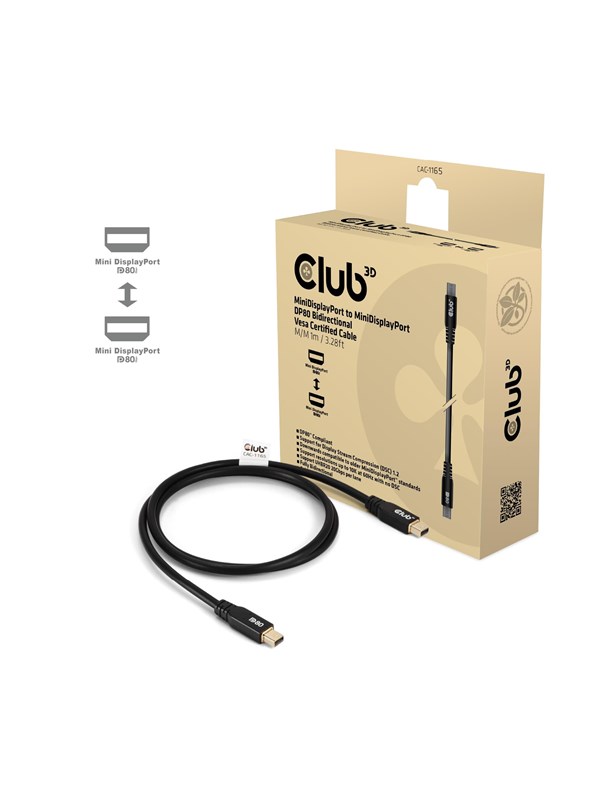 Club 3D - DisplayPort cable - Mini DisplayPort to Mini DisplayPort - 1 m